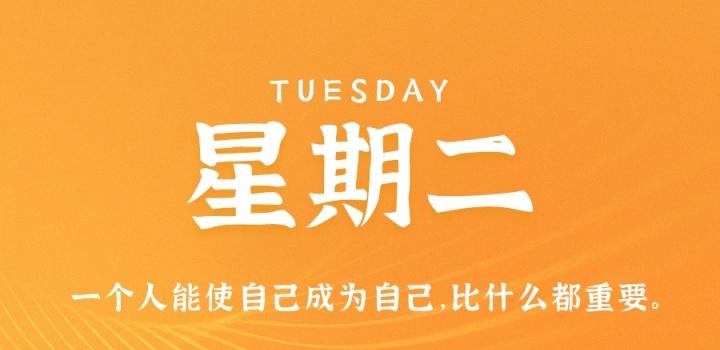 8月9日，星期二，在这里每天60秒读懂世界！