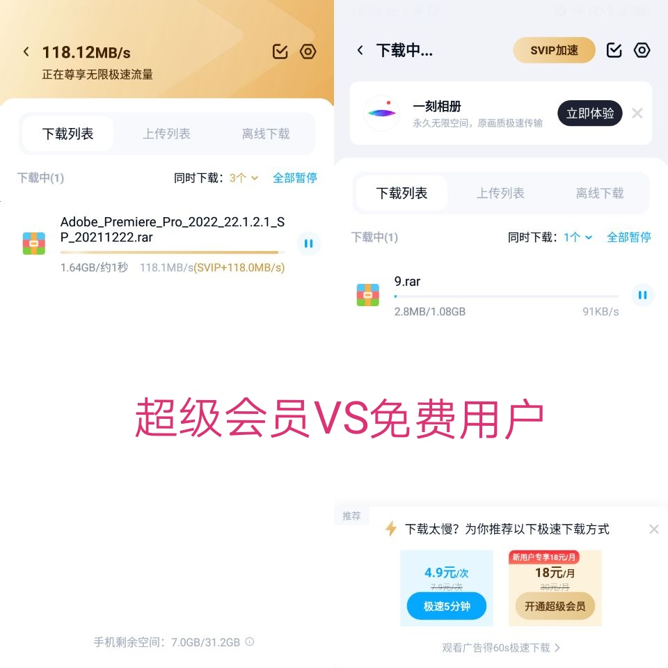 百度网盘不限速下载,你的宽带顶得住吗