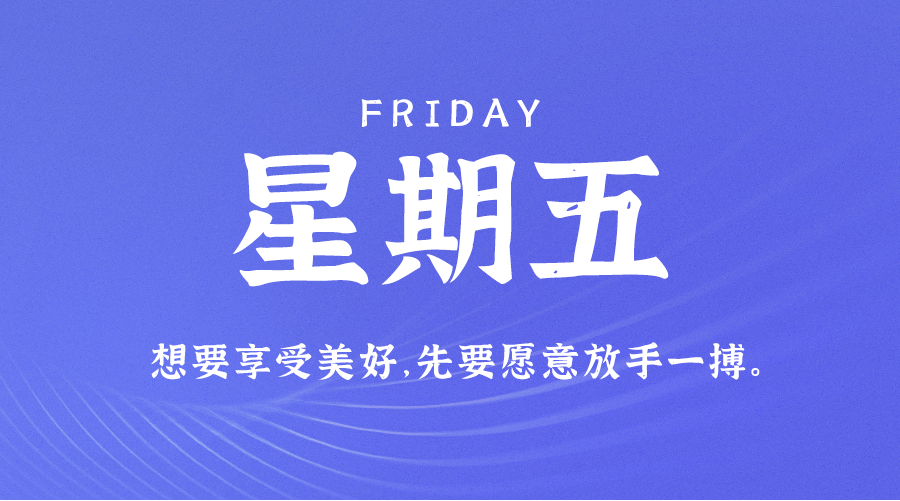 每天一分钟看世界!5月27日,农历 四月二十七星期五,历史上的今天和生活冷知识