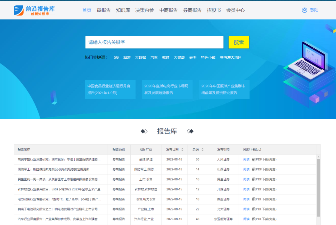 免费行业报告-1