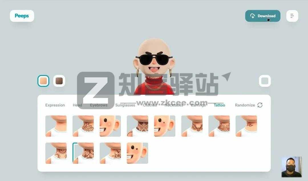 Peeps（免费制作3D头像）-9