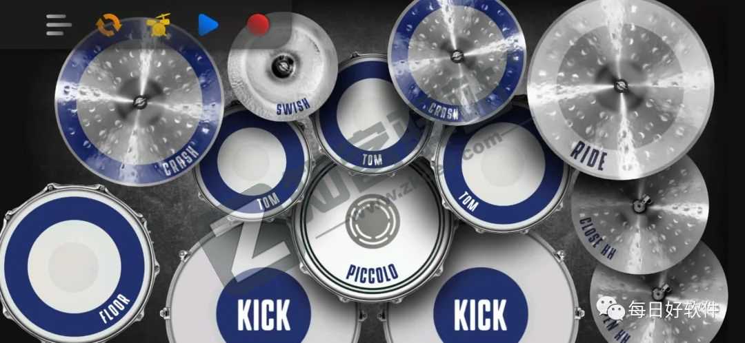Real Drum,“摇滚”软件,随时随地,任你切换