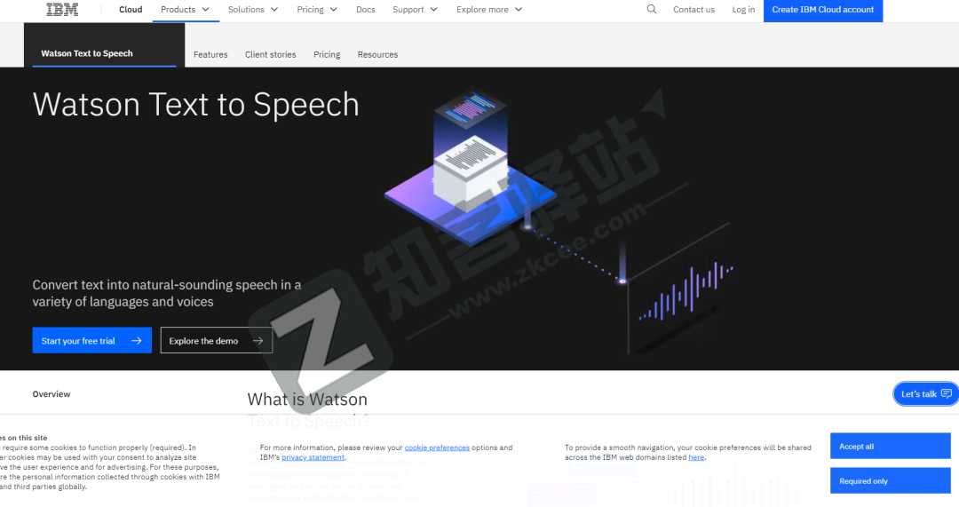 IBM Watson文字转语音-1