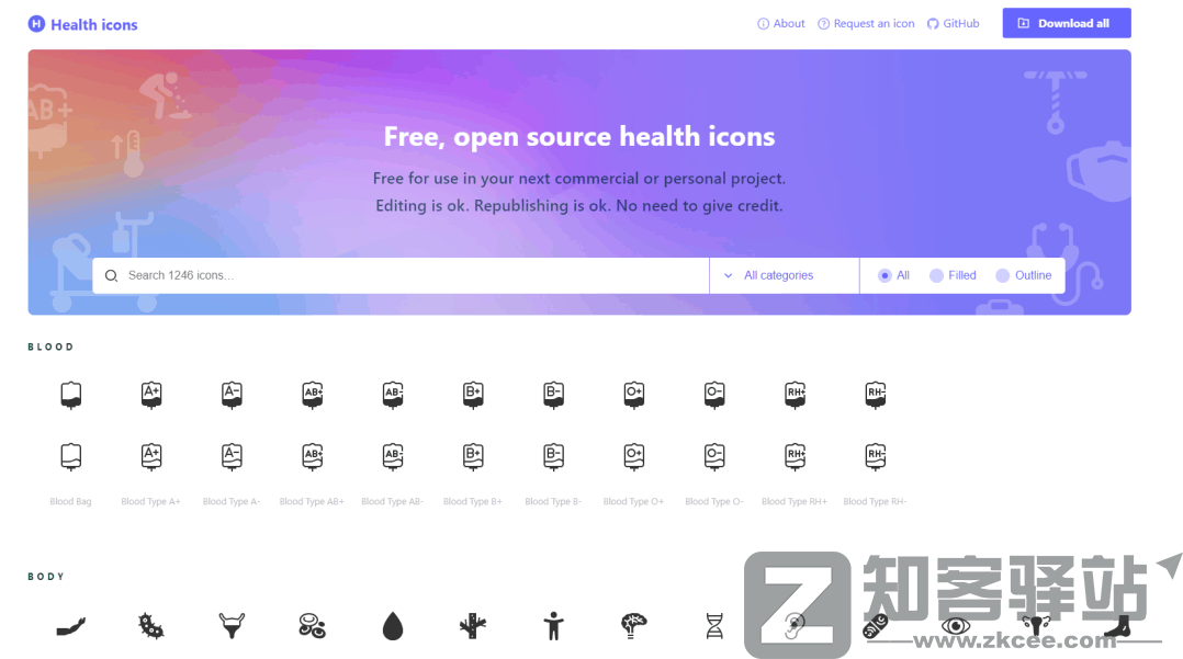 医学图标素材-1