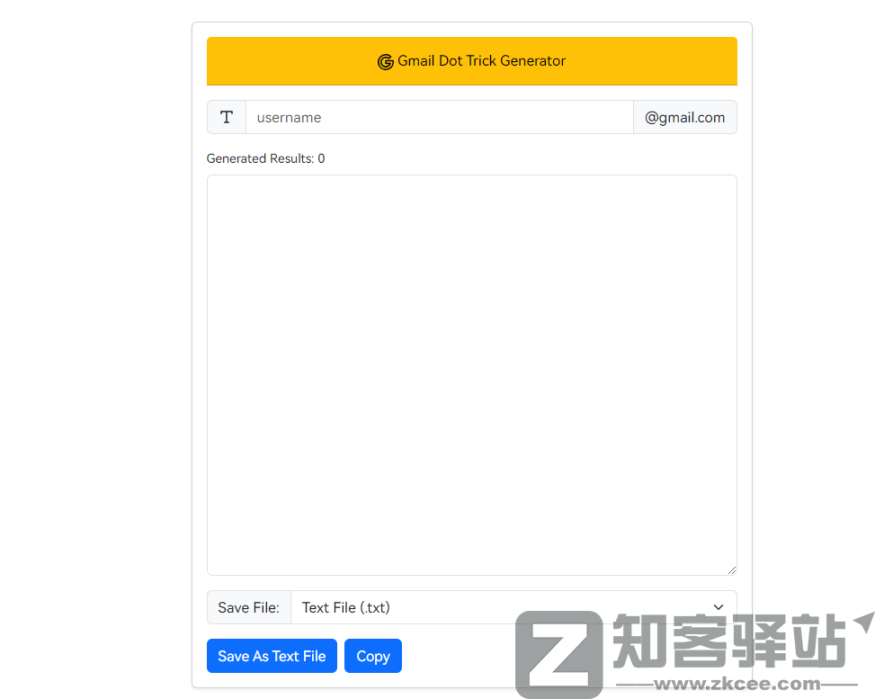 Gmail 无限别名邮箱生成器-1