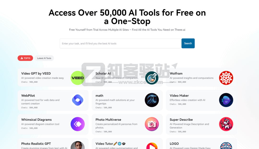 50000 多个 GPTs 工具-1