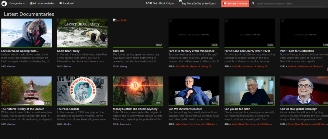 Documentaries在线观看纪录片-1