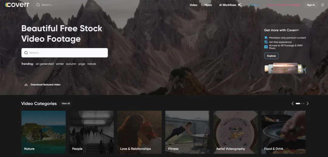 【2025宝藏资源网站合集】设计师&创作者必备！免费可商用视频/图片/音频/PPT/电子书全收录！