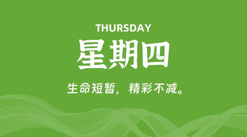 10月24日，星期四, 每天60秒读懂全世界！