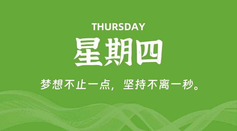 05月29日,星期四, 每天60秒读懂全世界!