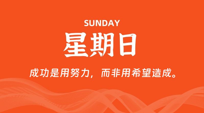 01月11日,星期日, 每天60秒读懂全世界!