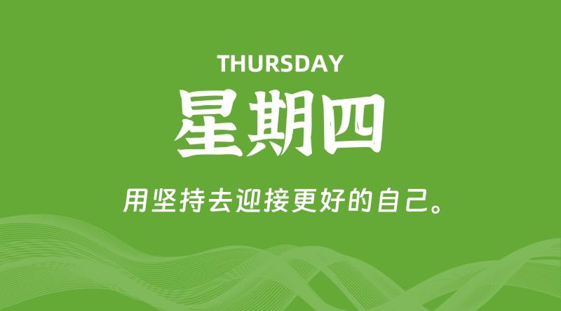 06月11日,星期四, 每天60秒读懂全世界!