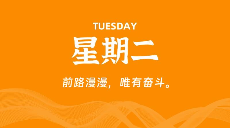 07月07日，星期二, 每天60秒读懂全世界！